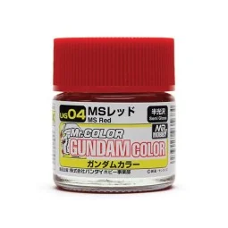 Mr Hobby -Gunze Gundam Color (10ml) MS Red - Mr Hobby - Gunze UG-04