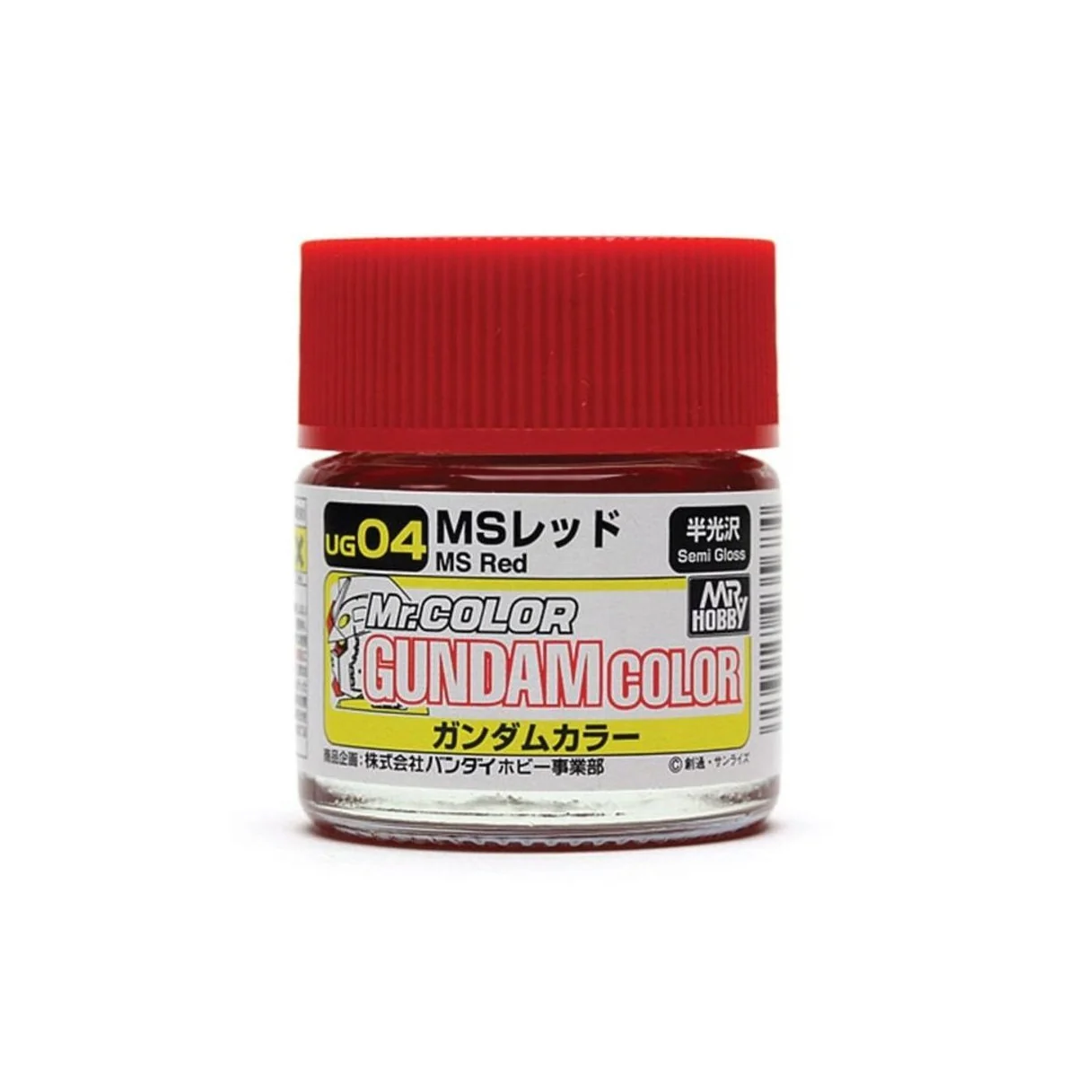 Mr Hobby -Gunze Gundam Color (10ml) MS Red - Mr Hobby - Gunze UG-04 Mr Hobby -Gunze Gundam Color (10ml) MS Red - Mr Hobby - Gunze UG-04