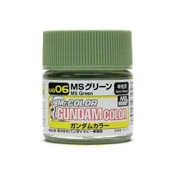 Mr Hobby -Gunze Gundam Color (10ml) MS Green - Mr Hobby - Gunze UG-06