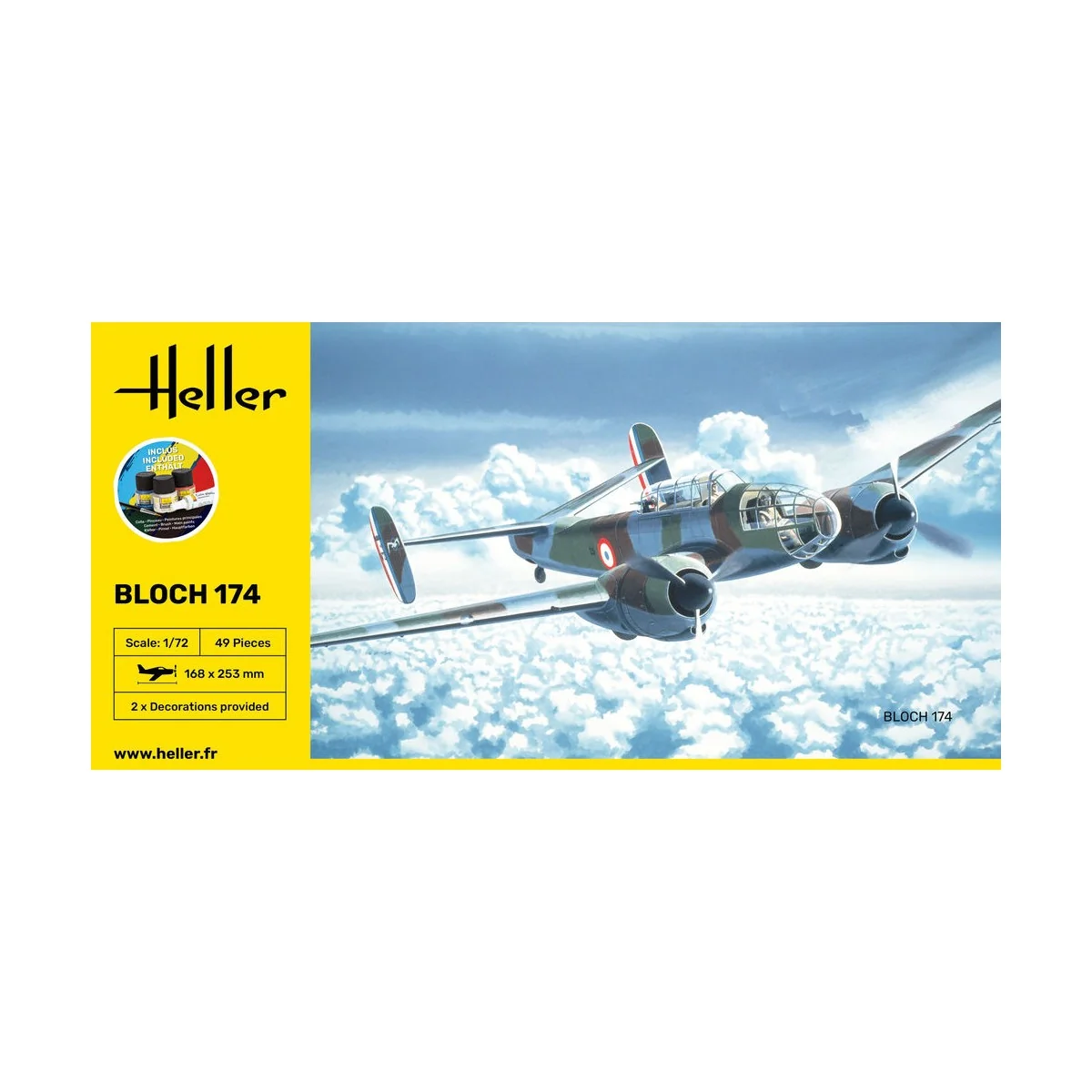 STARTER KIT Bloch 174, 1/72 - Heller 56312