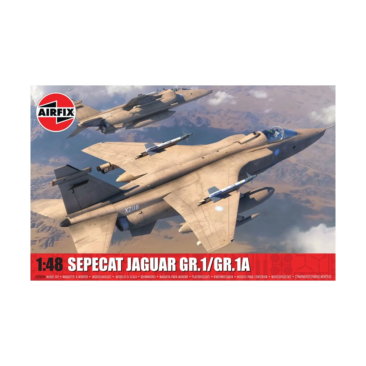 SEPECAT Jaguar GR.1/GR.1A, 1/48 - Airfix A11010 SEPECAT Jaguar GR.1/GR.1A, 1/48 - Airfix A11010