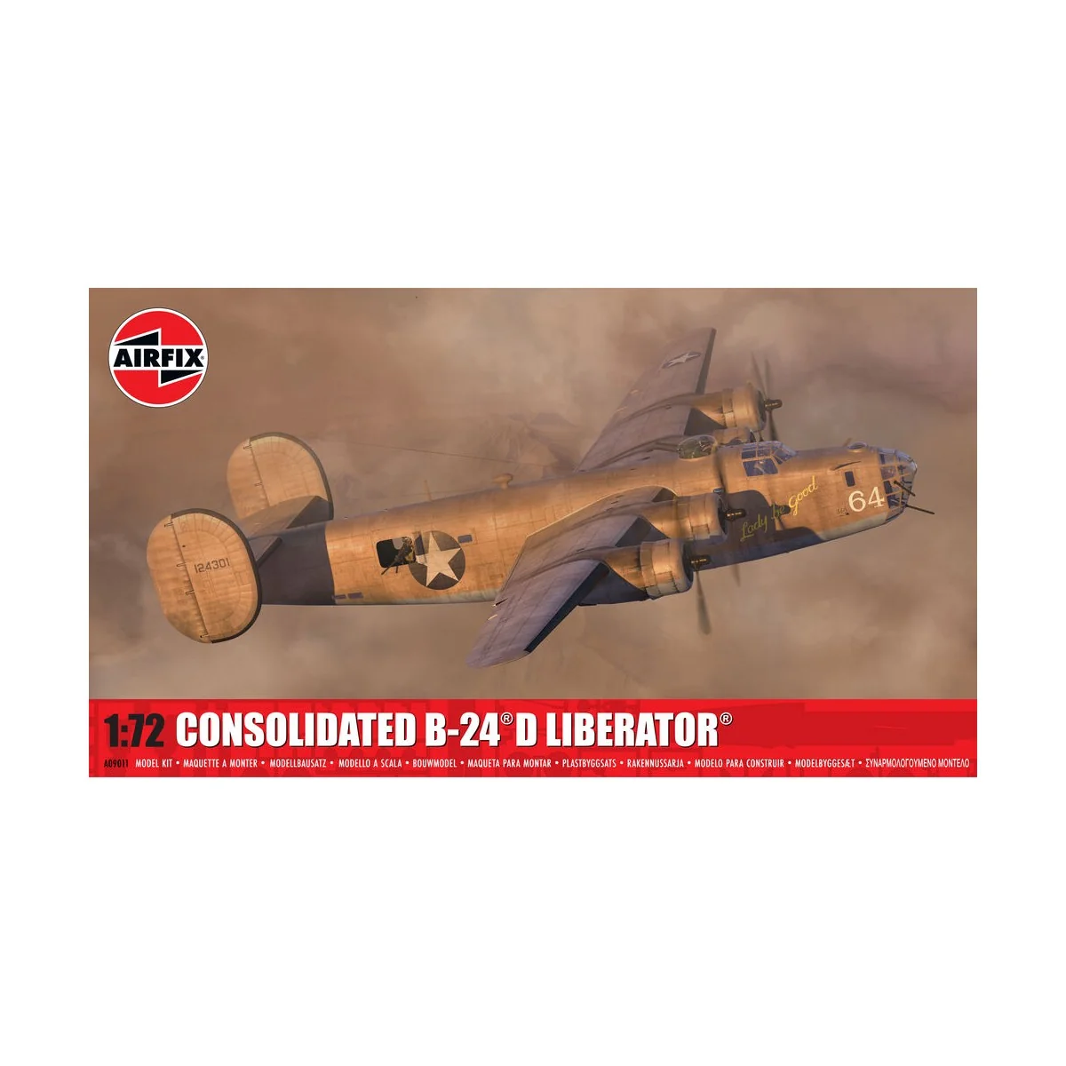 Consolidated B-24D Liberator, 1/72 - Airfix A09011 Consolidated B-24D Liberator, 1/72 - Airfix A09011