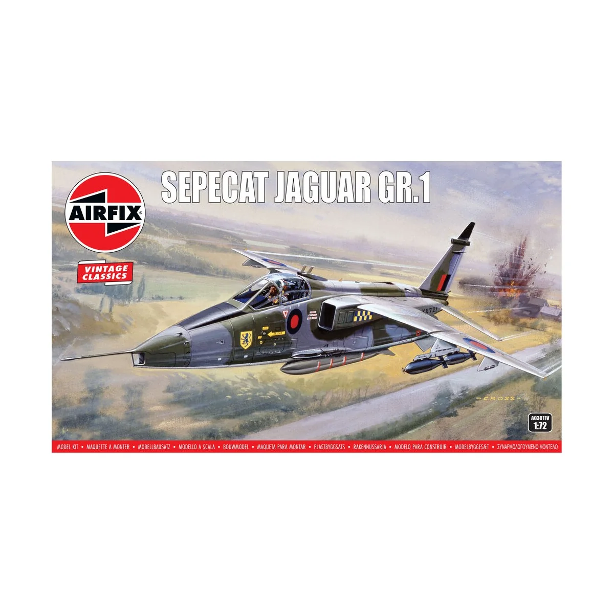 SEPECAT Jaguar GR.1, 1/72 - Airfix A03011V SEPECAT Jaguar GR.1, 1/72 - Airfix A03011V