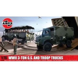 WWII 3-ton 4x4 General Service & Troop Trucks - Airfix A03306A