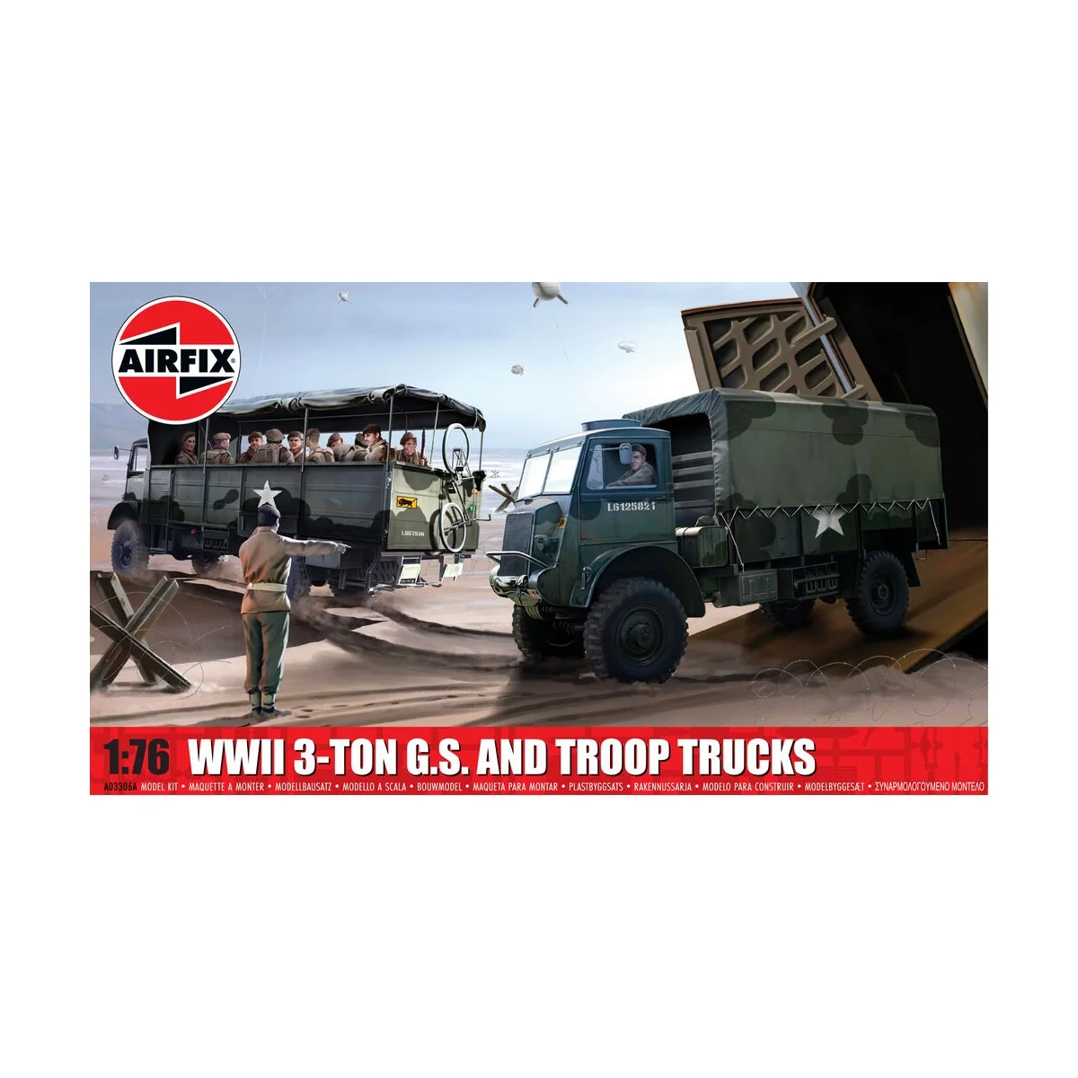 WWII 3-ton 4x4 General Service & Troop Trucks - Airfix A03306A