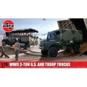 WWII 3-ton 4x4 General Service & Troop Trucks - Airfix A03306A