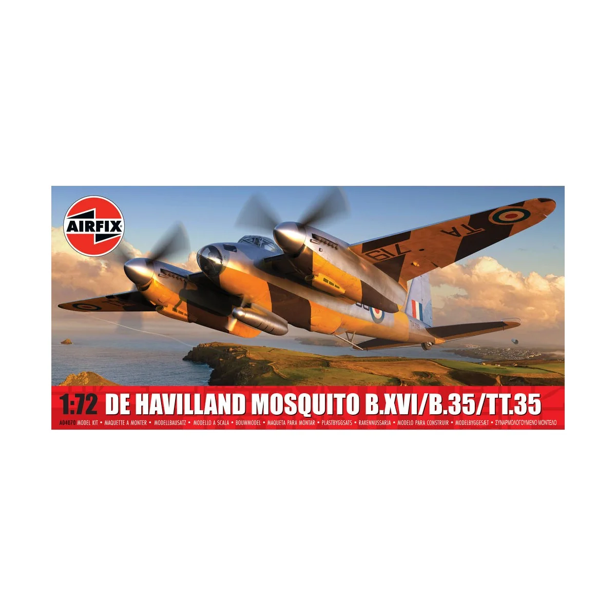 de Havilland Mosquito B.XVI/B.35/TT.35, 1/72 - Airfix A04070