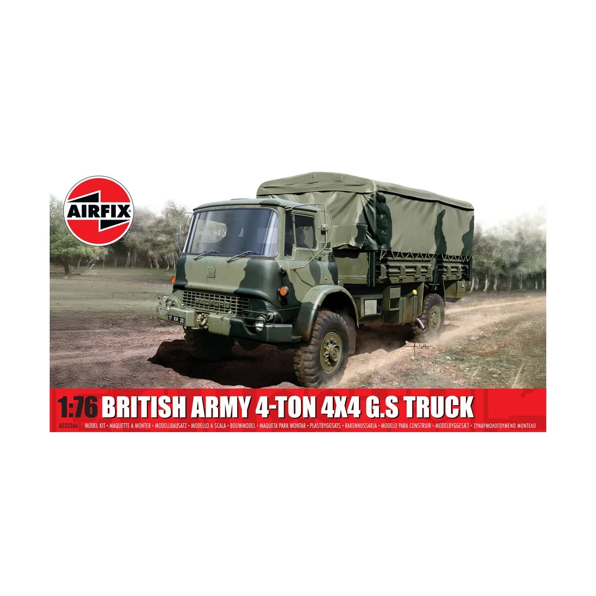 British Army 4-ton 4 x 4 G.S Truck - Airfix A02326A