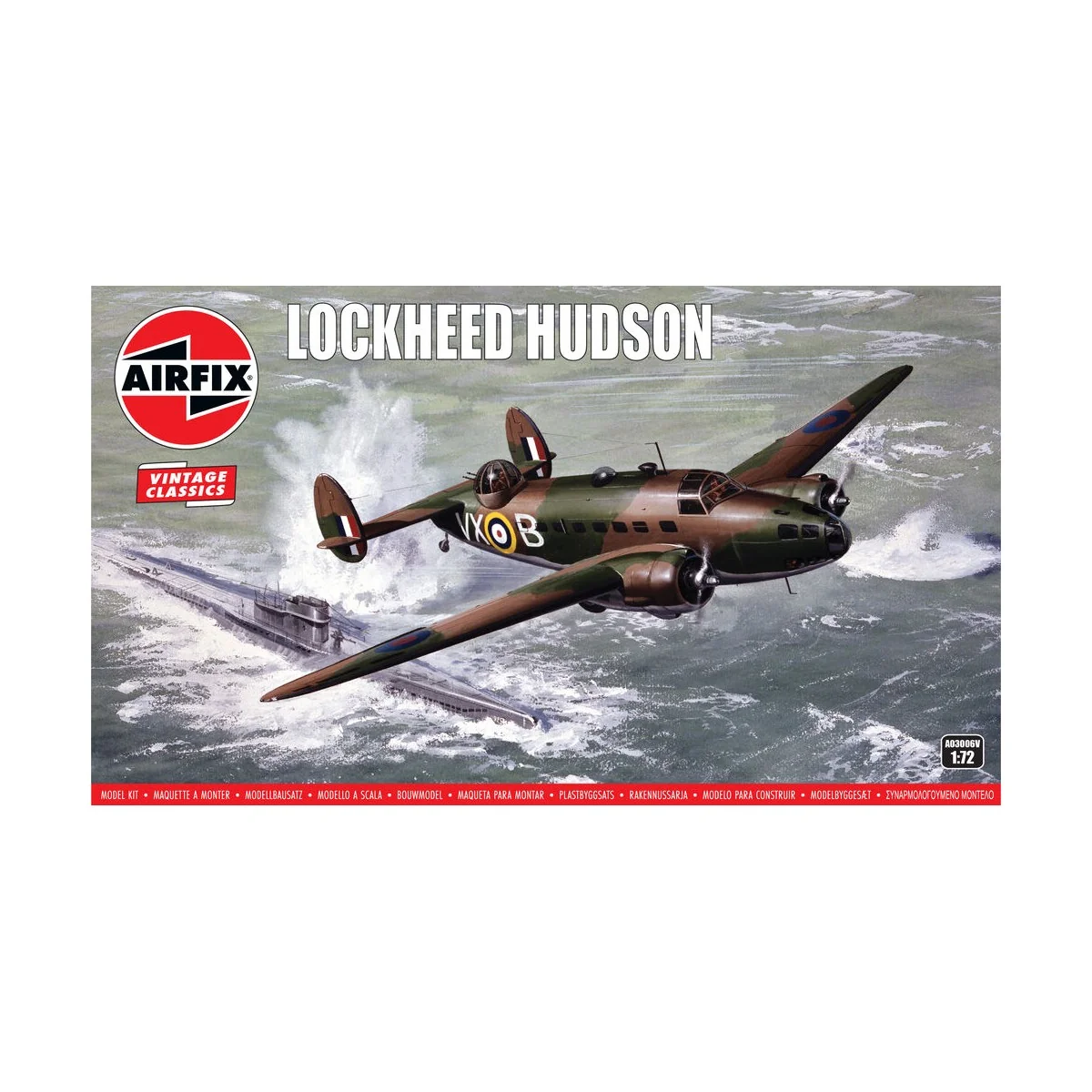 Lockheed Hudson, 1/72 - Airfix A03006V Lockheed Hudson, 1/72 - Airfix A03006V