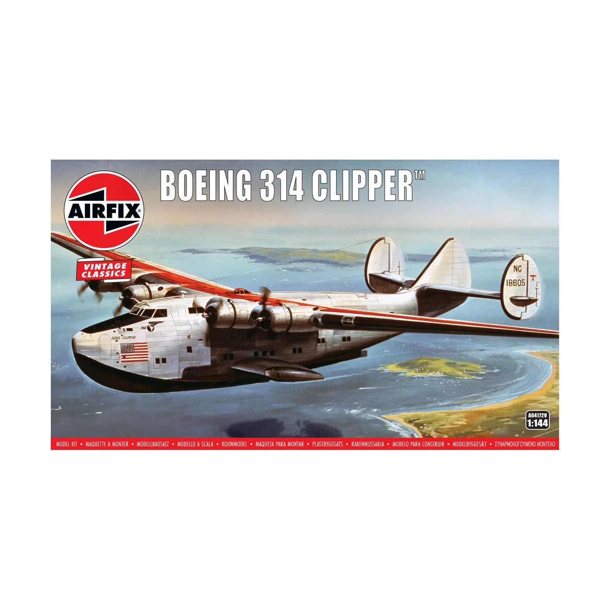 Boeing 314 Clipper, 1/144 - Airfix A04172V Boeing 314 Clipper, 1/144 - Airfix A04172V