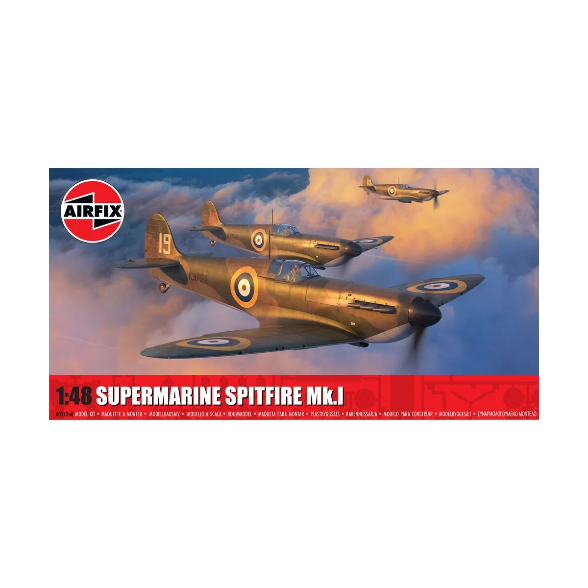 Supermarine Spitfire Mk.I, 1/48 - Airfix A05126B