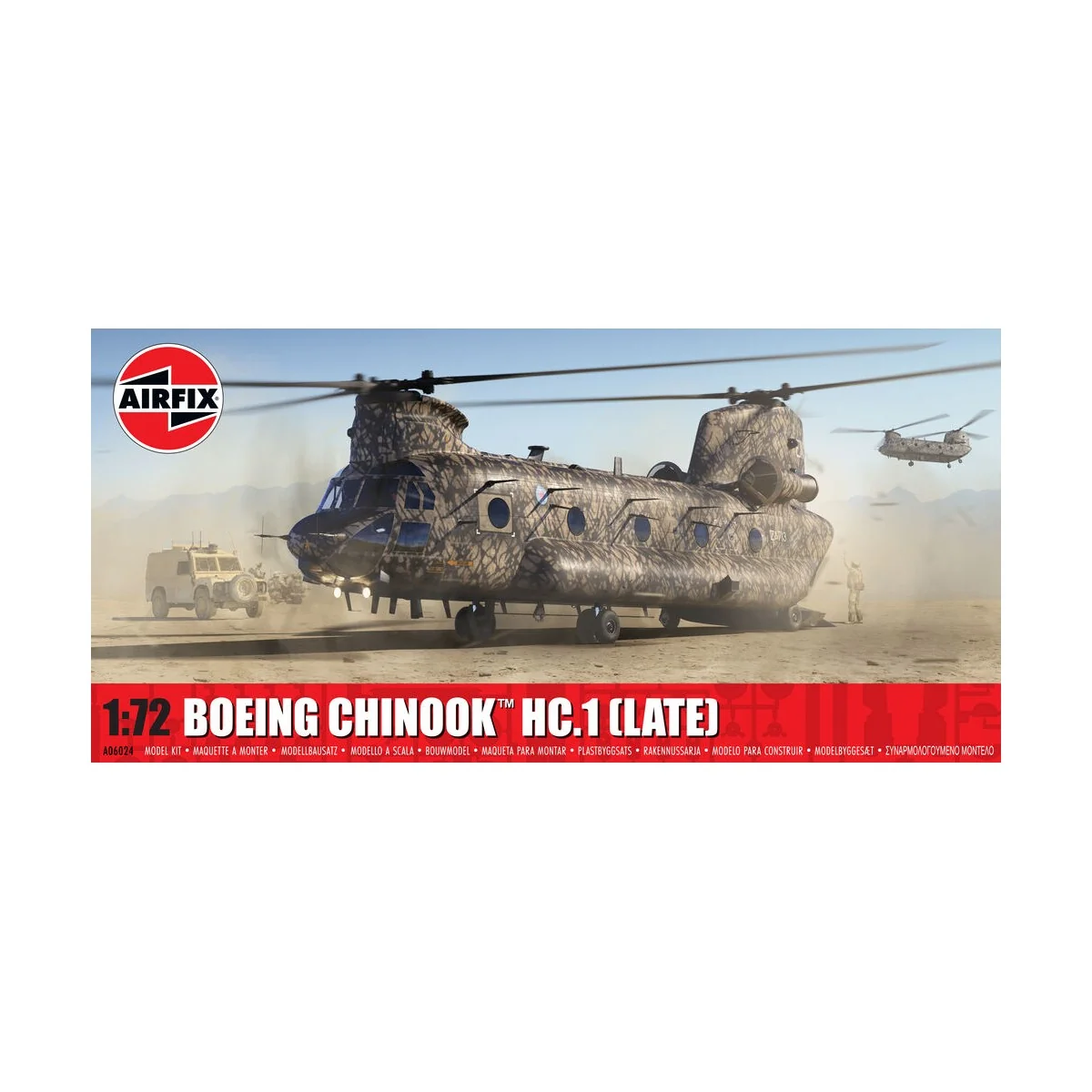 Boeing Chinook HC.1 (Late), 1/72 - Airfix A06024 Boeing Chinook HC.1 (Late), 1/72 - Airfix A06024