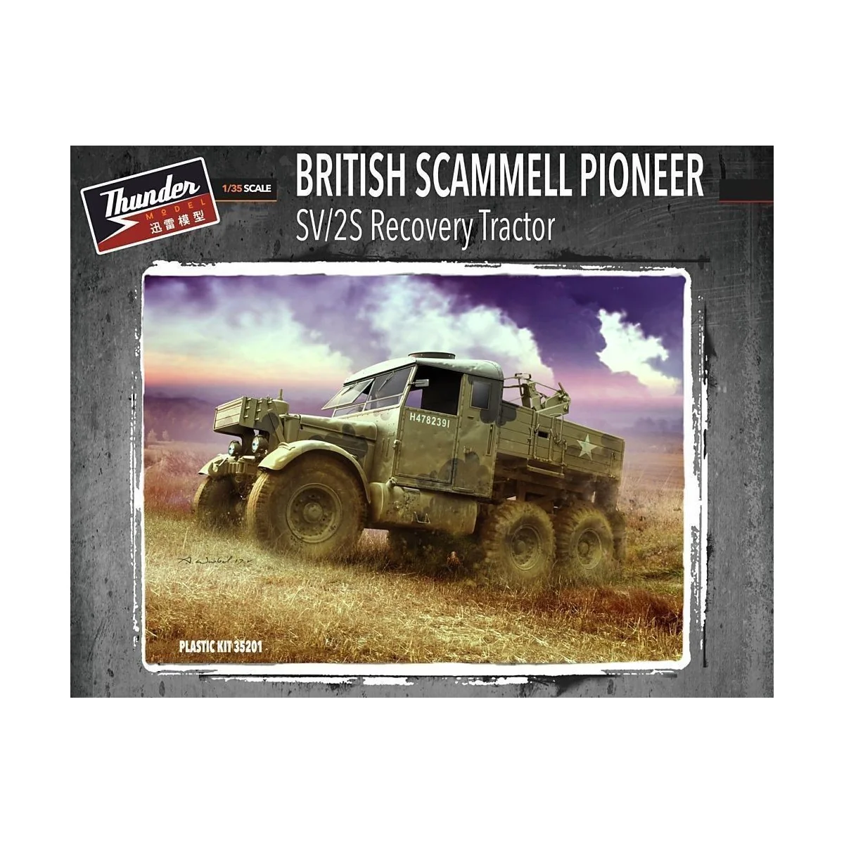 British Scammell Pioneer SV/2S Recovery Tractor, 1/35 - Thundermode...