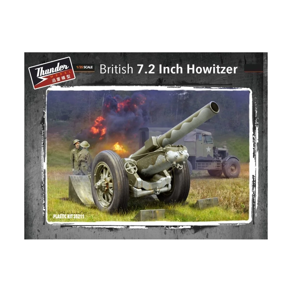 British 7.2 Inch Howitzer, 1/35 - Thundermodels 35211 British 7.2 Inch Howitzer, 1/35 - Thundermodels 35211
