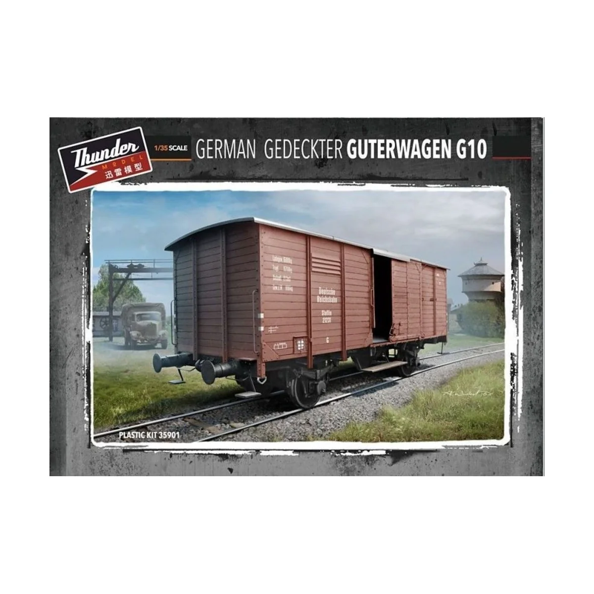 German Gedeckter Güterwagen G10 - Thundermodels 35901