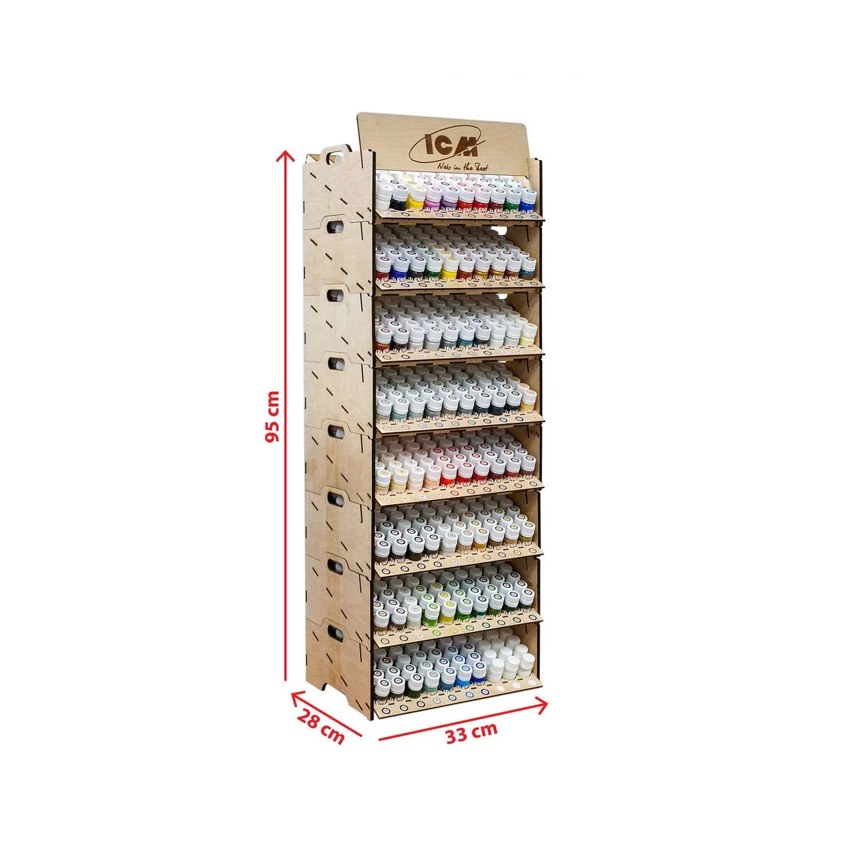 Plywood stand for paints - ICM ST01