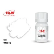 BASIC COLORS White bottle 12 ml - ICM 1001