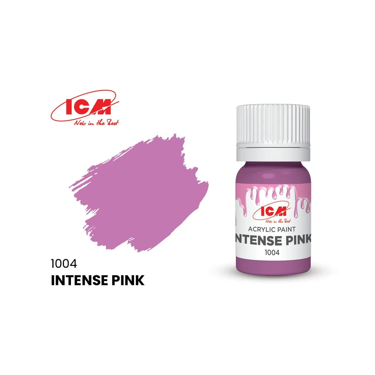 BASIC COLORS Intense Pink bottle 12 ml - ICM 1004