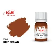 BASIC COLORS Deep Brown bottle 12 ml - ICM 1008