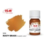 METALLIC COLORS Rusty Brass bottle 12 ml - ICM 1019
