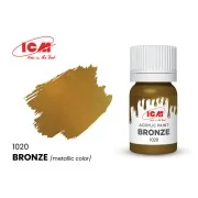 METALLIC COLORS Bronze bottle 12 ml - ICM 1020