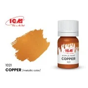 METALLIC COLORS Copper bottle 12 ml - ICM 1021