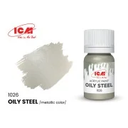 METALLIC COLORS Oily Steel bottle 12 ml - ICM 1026