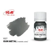 METALLIC COLORS Gun metal bottle 12 ml - ICM 1027