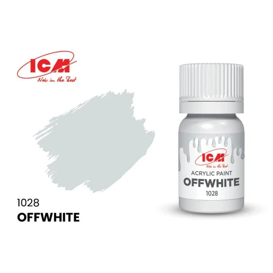 GREY Offwhite bottle 12 ml - ICM 1028 GREY Offwhite bottle 12 ml - ICM 1028