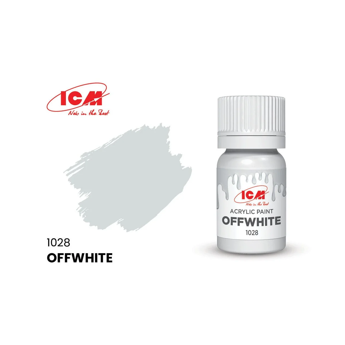 GREY Offwhite bottle 12 ml - ICM 1028 GREY Offwhite bottle 12 ml - ICM 1028