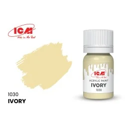GREY Ivory bottle 12 ml - ICM 1030