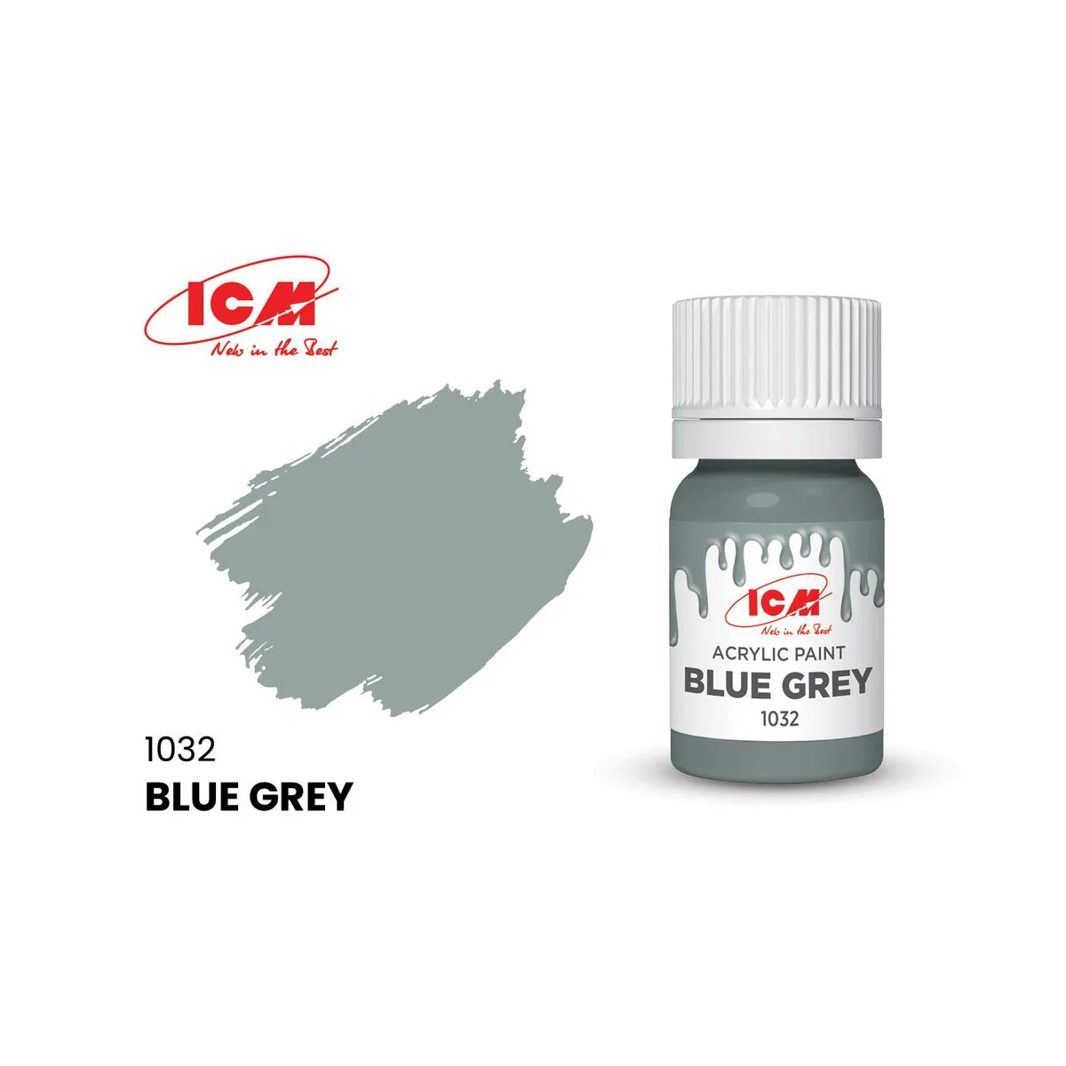 GREY Blue Grey bottle 12 ml - ICM 1032 GREY Blue Grey bottle 12 ml - ICM 1032
