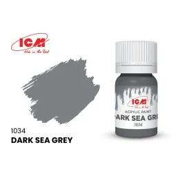 GREY Dark Sea Grey bottle 12 ml - ICM 1034