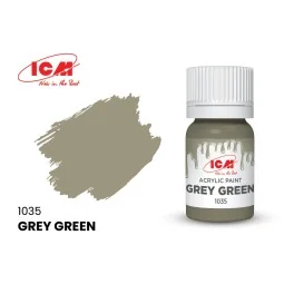 GREY Grey Green bottle 12 ml - ICM 1035