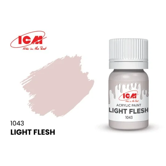 YELLOW Light Flesh bottle 12 ml - ICM 1043