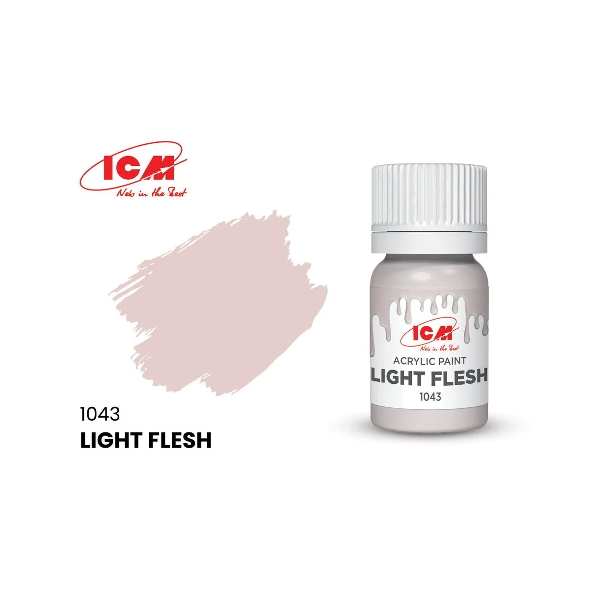 YELLOW Light Flesh bottle 12 ml - ICM 1043