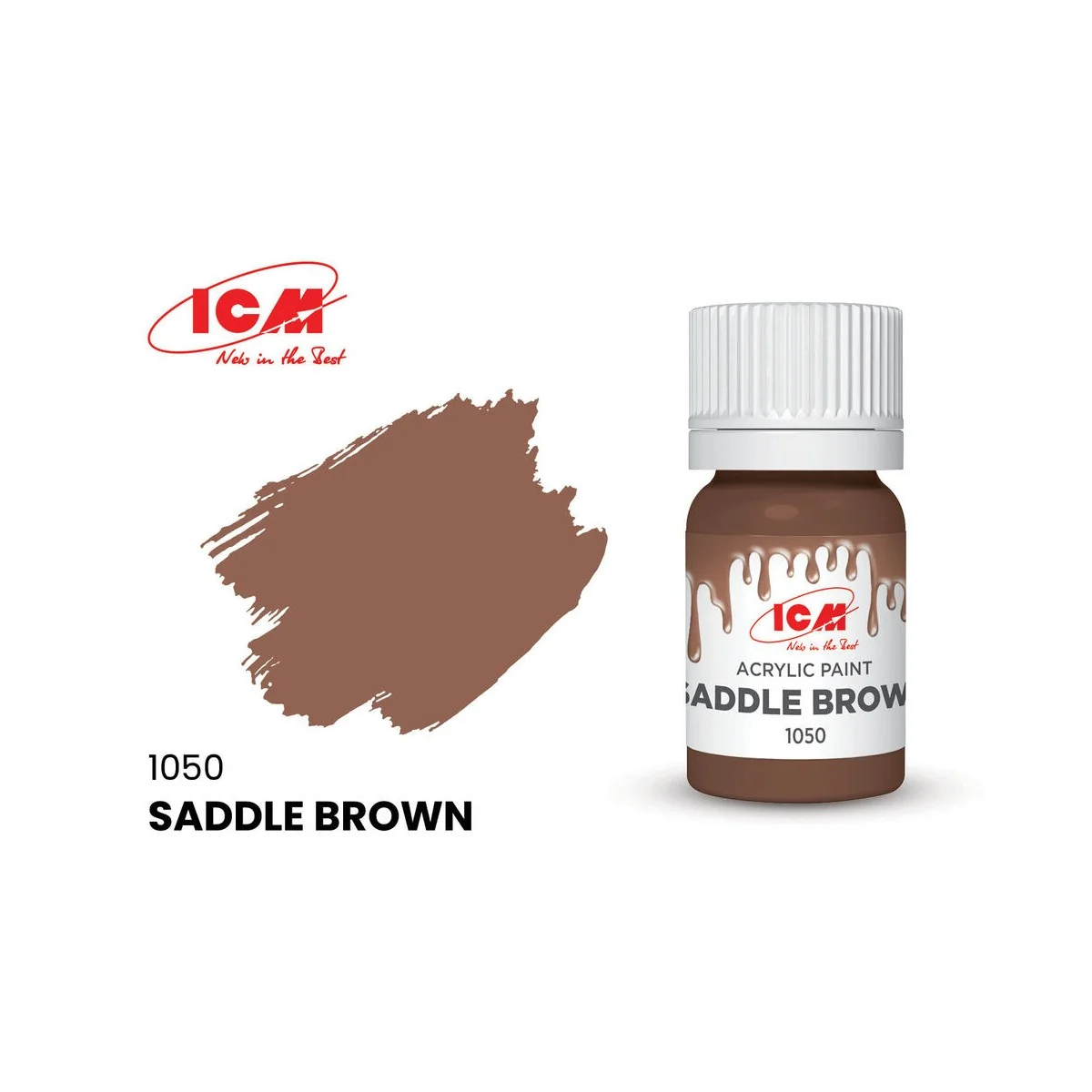 BROWN Saddle Brown bottle 12 ml - ICM 1050