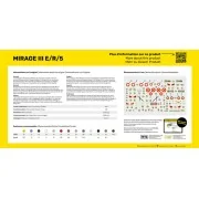 STARTER KIT Mirage III E, 1/72 - Heller 56323 STARTER KIT Mirage III E, 1/72 - Heller 56323