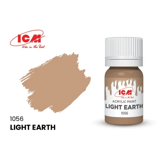BROWN Light Earth bottle 12 ml - ICM 1056
