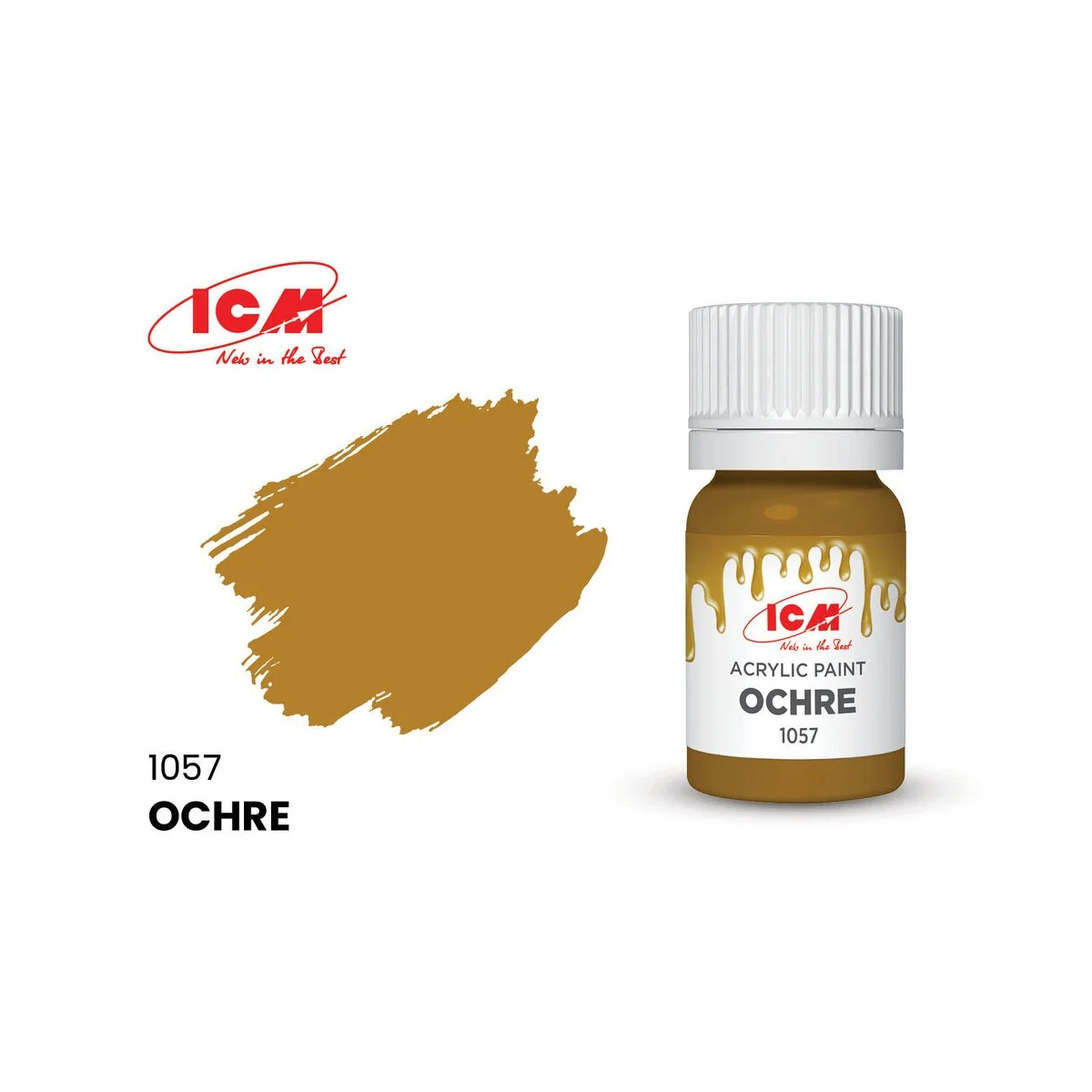 BROWN Ochre bottle 12 ml - ICM 1057