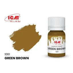 BROWN Green Brown bottle 12 ml - ICM 1061