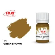 BROWN Green Brown bottle 12 ml - ICM 1061