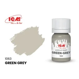 GREEN Green-Grey bottle 12 ml - ICM 1063