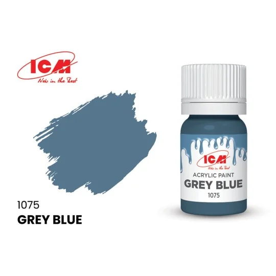 BLUE Grey Blue bottle 12 ml - ICM 1075 BLUE Grey Blue bottle 12 ml - ICM 1075