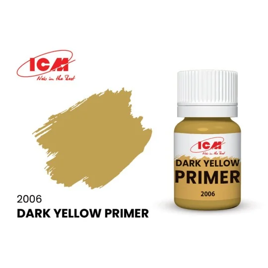 PRIMERS Primer Dark Yellow bottle 17 ml - ICM 2006 PRIMERS Primer Dark Yellow bottle 17 ml - ICM 2006