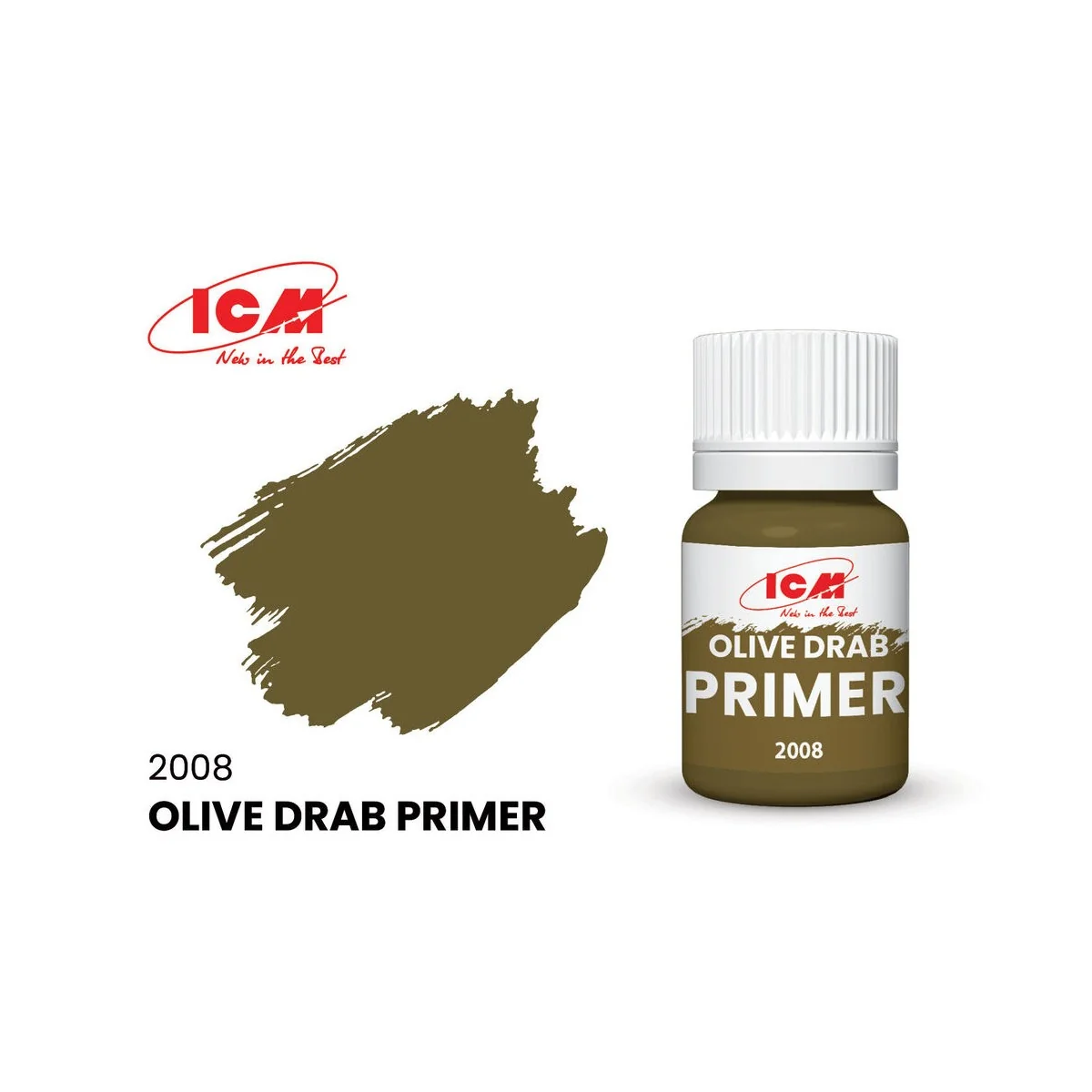 PRIMERS Primer Olive Drab bottle 17 ml - ICM 2008