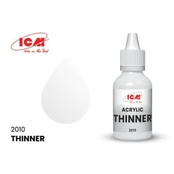 THINNER Thinner for acrylic paint bottle 50 ml - ICM 2010