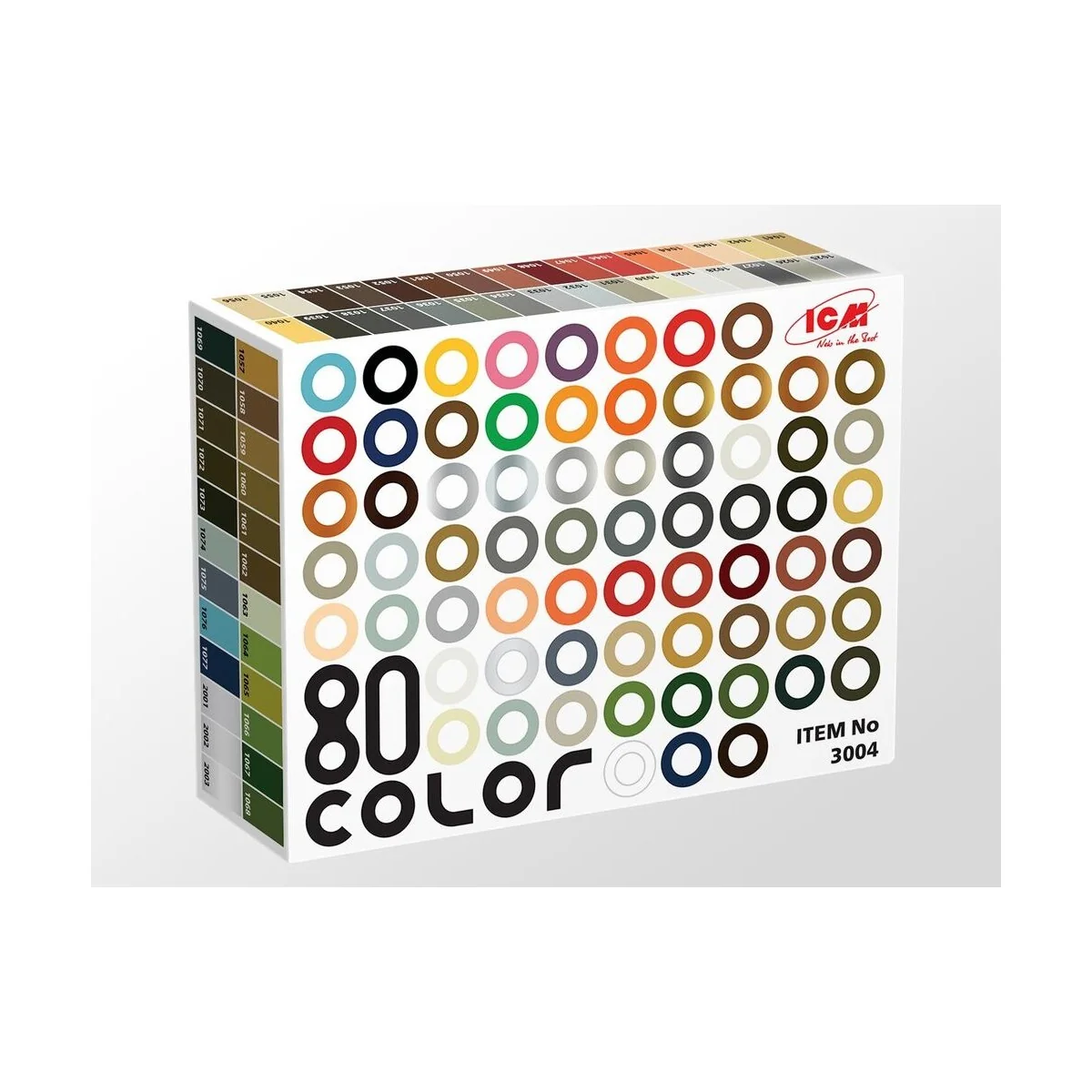 Acrylic paint set 80 pcs (77 color + 3 varnishes) 80 x 12 ml - ICM ... Acrylic paint set 80 pcs (77 color + 3 varnishes) 80 x 12 ml - ICM ...
