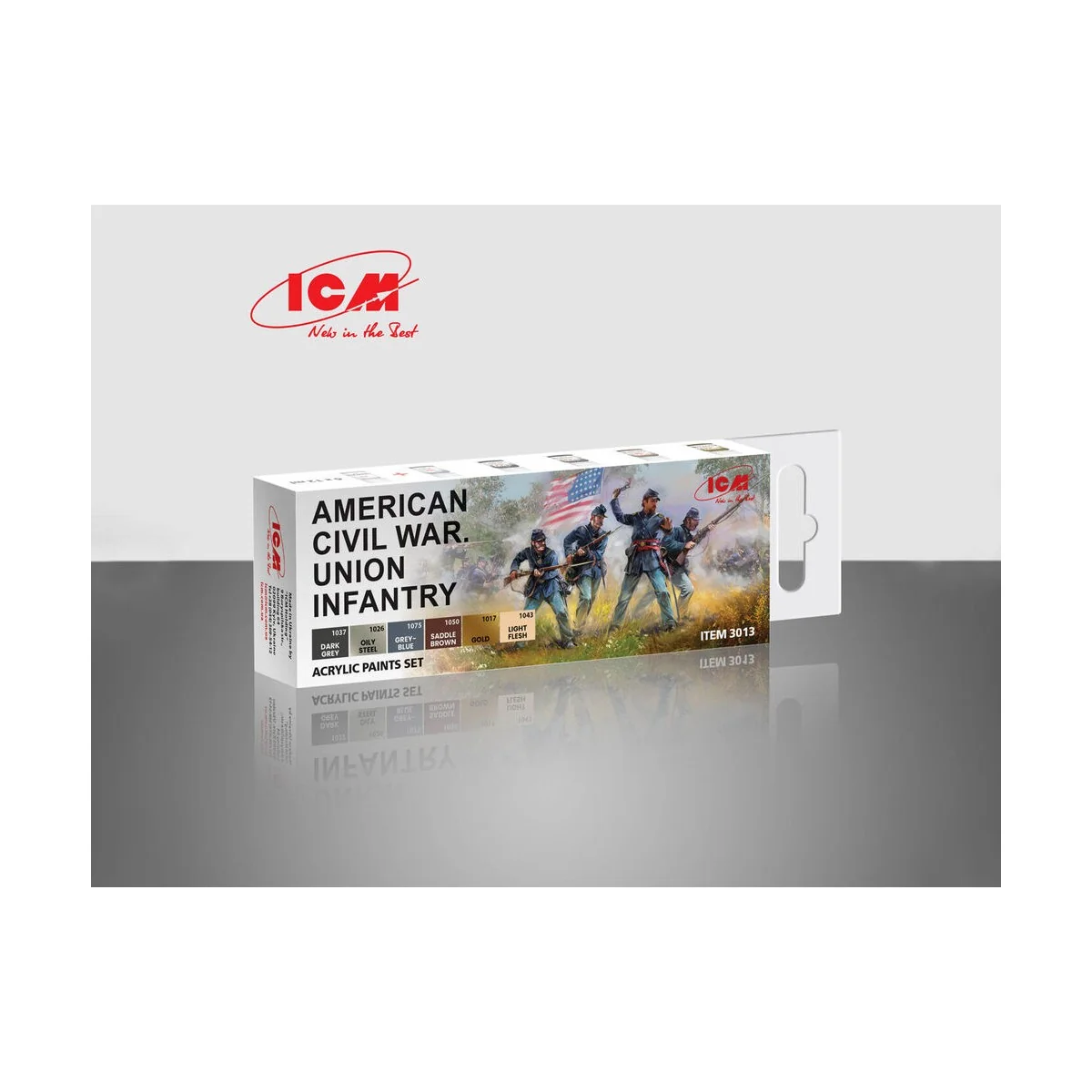 Acrylic Paint Set for American Civil War 6 x12 ml - ICM 3013