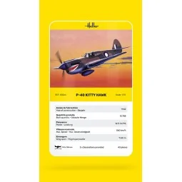 P-40 Kitty Hawk, 1/72 - Heller 80266